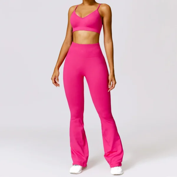2PCS Seamless Yoga Set Gym Clothes Sportswear Yoga Suits For Women Fitness Set Tracksuits Zipper Long Sleeves Workout Leggings - Image 6