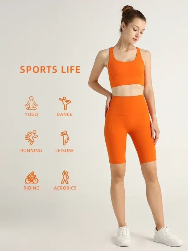 2 piece Sportswear Yoga Sets Breathable Fitness Suit Leggings And Tops Fitness Sports Suits Pilates Running Women's Tracksuit - Image 5