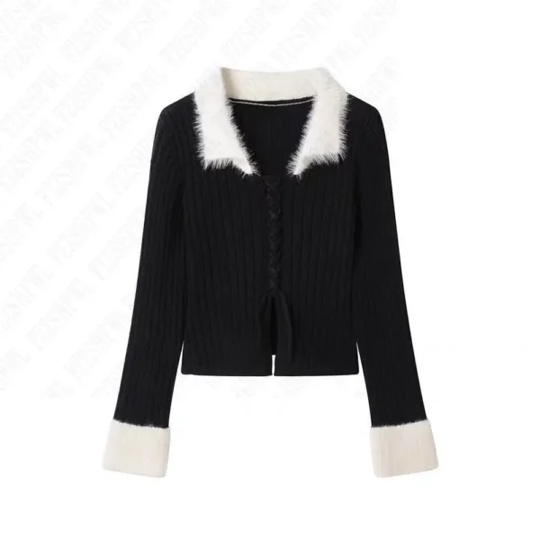 Harajuku Soft Women's Clothes y2k Aesthetic Vintage 90s Crop Tops Y2K Female Winter Fashion American Casual Slim Chic Streetwear - Image 5