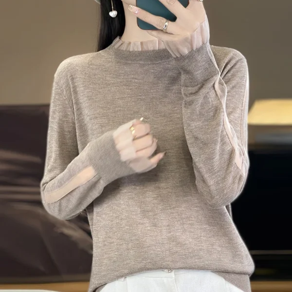 2024 Autumn/Winter Women's Cashmere Sweater Women's Sweater Women's Pullover Fashion Cashmere Sweater Knitted Sweater Pullover