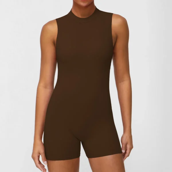 Sexy Back V Jumpsuits Women's Tracksuit Yoga Set One Piece Fitness Workout Rompers Sportswear Gym Set Workout Clothes For Women - Image 2
