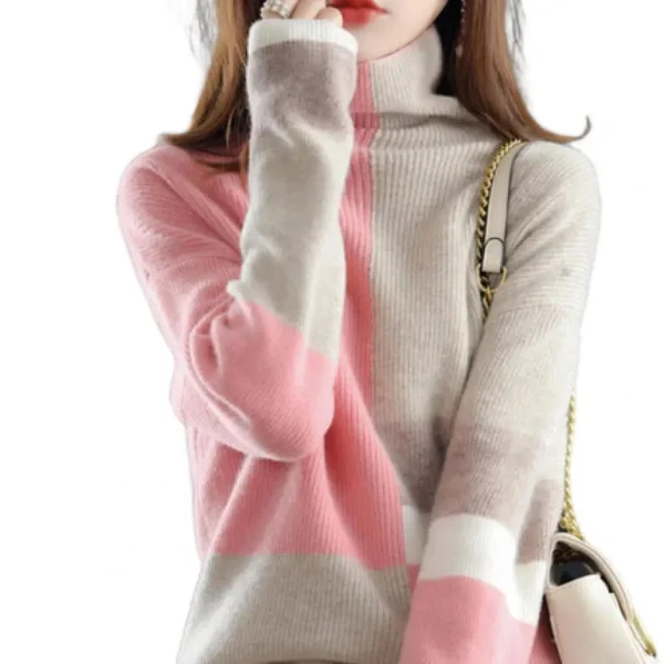 Korean All-match Trend New Solid Color Long Sleeved Sweaters Top Autumn Winter O-neck Keep Warm Pullovers Women's Clothing 2023 - Image 3