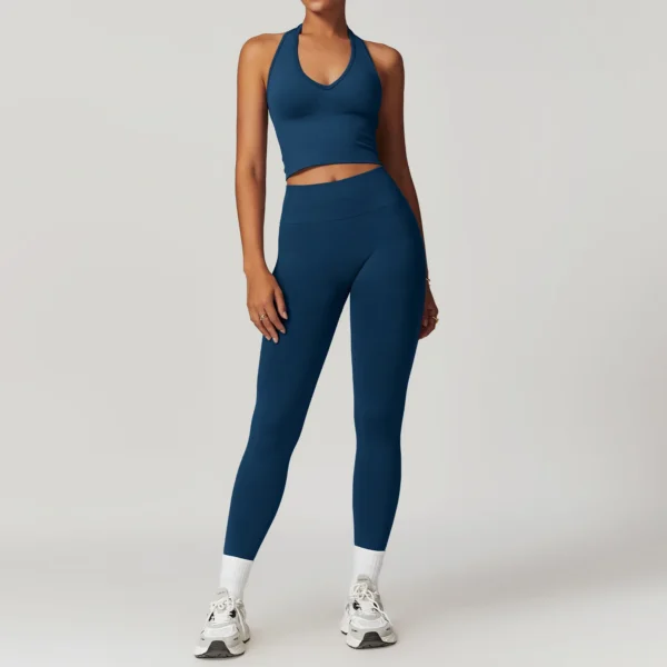 2pcs Seamless Yoga Set Gym Clothes Athletic Wear Yoga Suits For Women Fitness Set Tracksuits Sports Bra Gym Leggings Sportswear - Image 5