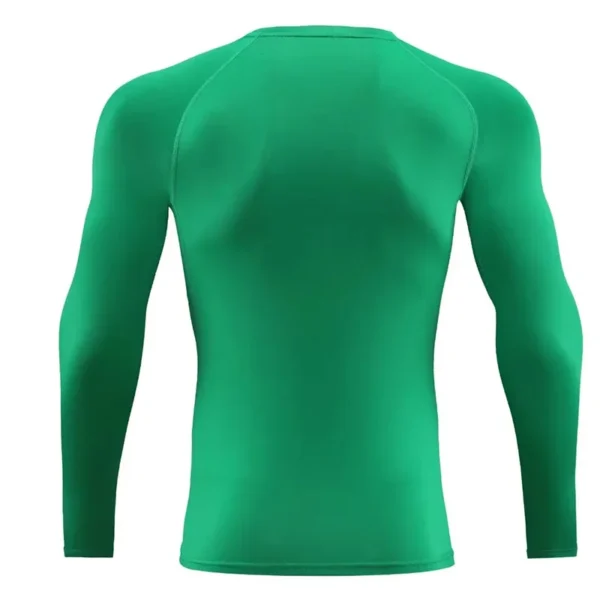 Men Long Sleeve Slim Tops Tees Sportswear Gym Fitness Compression T-shirt Running Football Jersey Outdoor Jogging Tight Quick - Image 5