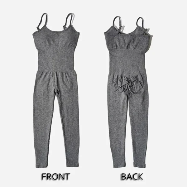 Yoga Set For Women One-piece Seamless Jumpsuits Training Sportswear Gym Set Training Clothing - Image 3