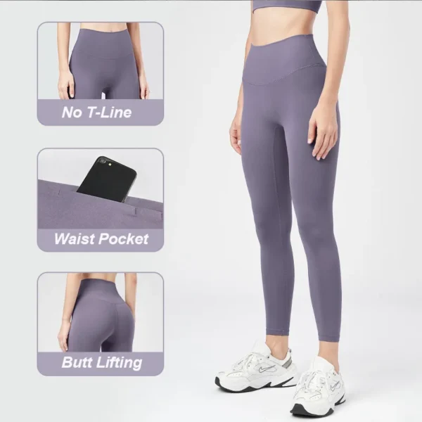 Women's Sports Set Yoga Clothing Gym Suit for Fitness High Waist Running Pants Sport Bra Workout Sportswear 2Pcs Piece Female - Image 2