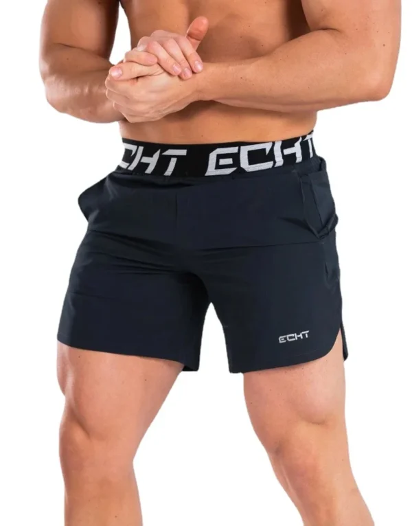 New Men Fitness Bodybuilding Shorts Man Summer Gyms Workout Male Breathable Quick Dry Sportswear Jogger Beach Short Pants - Image 2