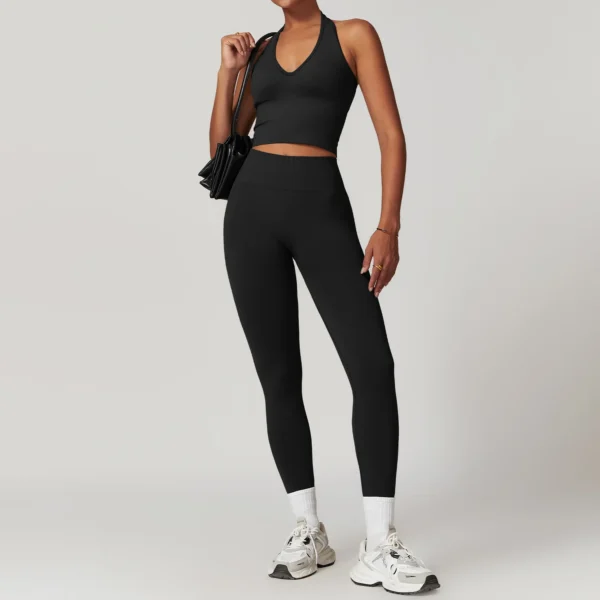 2pcs Seamless Yoga Set Gym Clothes Athletic Wear Yoga Suits For Women Fitness Set Tracksuits Sports Bra Gym Leggings Sportswear - Image 3