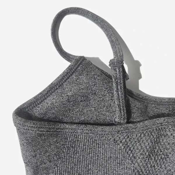 Women Yoga Fitness Rompers Sexy Strap Tummy Control Padded Sports Bra Workout JumpSuits Sportswear - Image 2